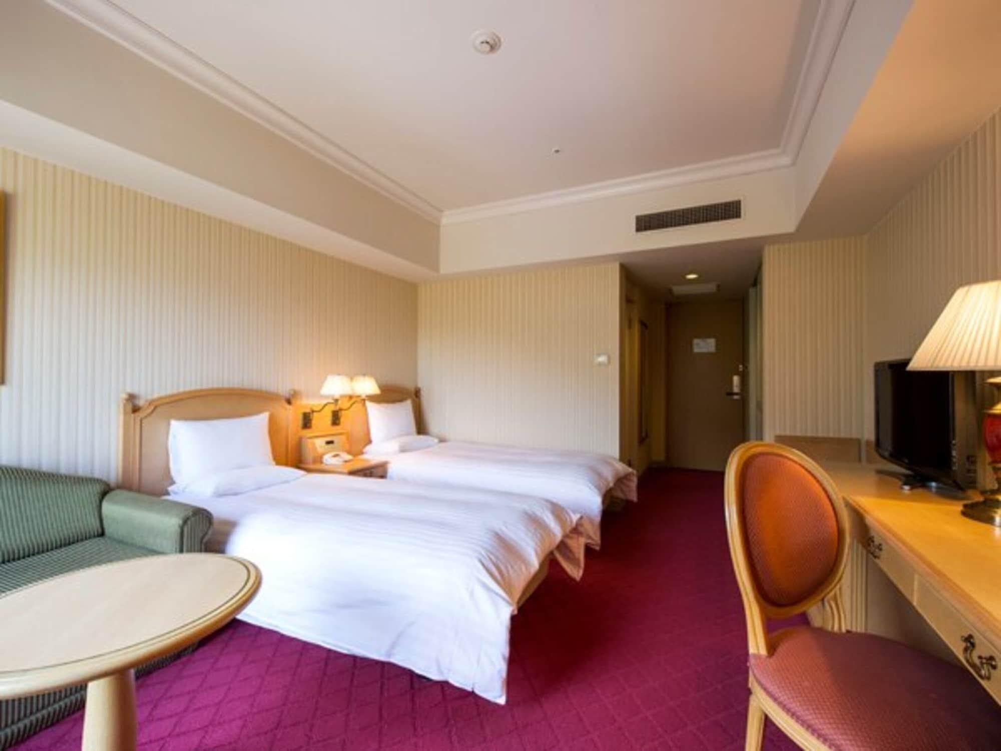 Hotel Okura Jr Huis Ten Bosch Sasebo Exteriör bild Deluxe room