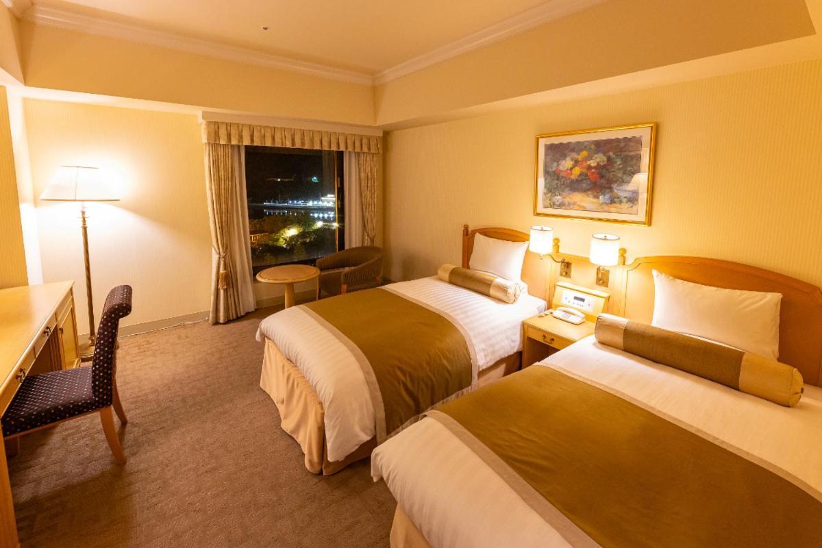 Hotel Okura Jr Huis Ten Bosch Sasebo Exteriör bild Deluxe Room